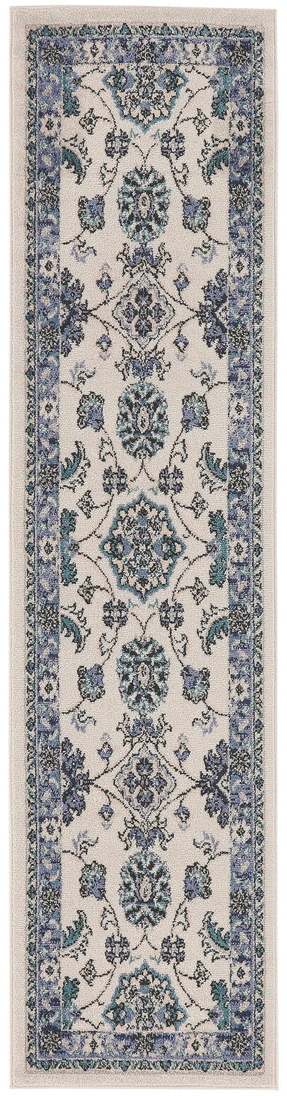 Nourison Nourison Essentials NRE05 Ivory Blue Vintage Rug