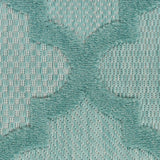 Nourison Easy Care NES01 Aqua/Teal Modern Rug