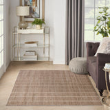 Nourison Serenity Home SRH05 Mocha Ivory Modern Indoor Rug