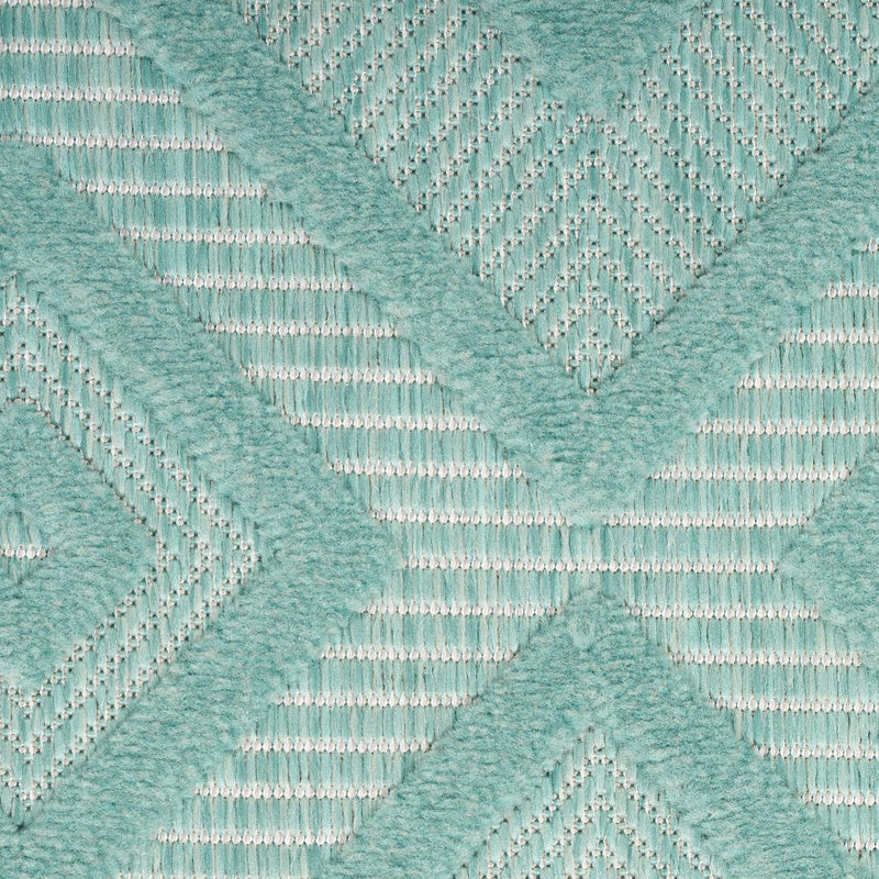 Nourison Versatile NRV01 Aqua/Teal Modern Rug