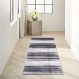 Calvin Klein Launder CK031 Ivory Black Modern Indoor Rug