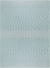 Nourison Positano POS02 Aqua Modern Rug