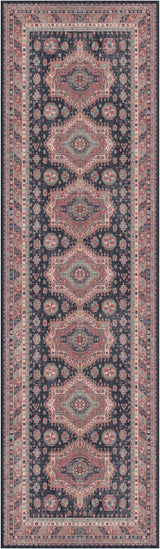 Nourison Vintage Home VNH03 Navy Bohemian Indoor Rug