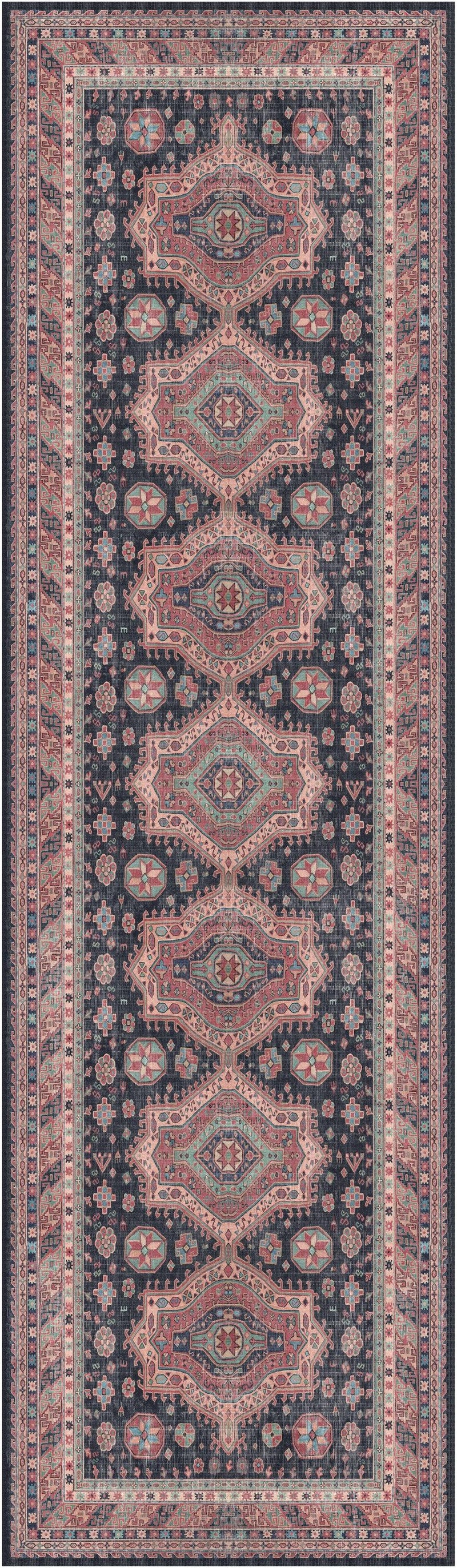 Nourison Vintage Home VNH03 Navy Bohemian Indoor Rug