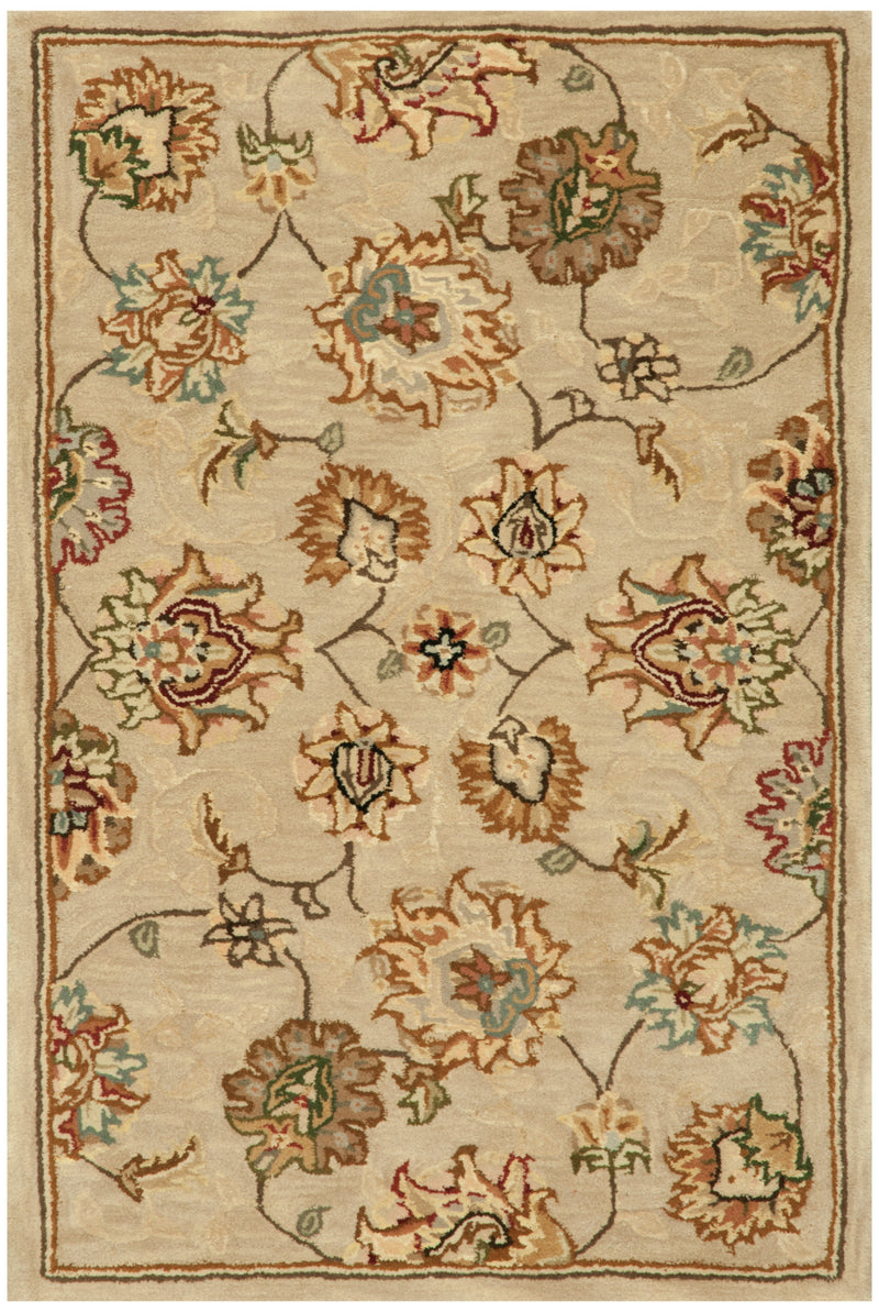 N N 2000 Beige Traditional Indoor Rug