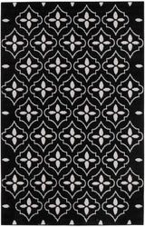 Nourison Nourison Essentials NRE04 Black Ivory Modern Rug