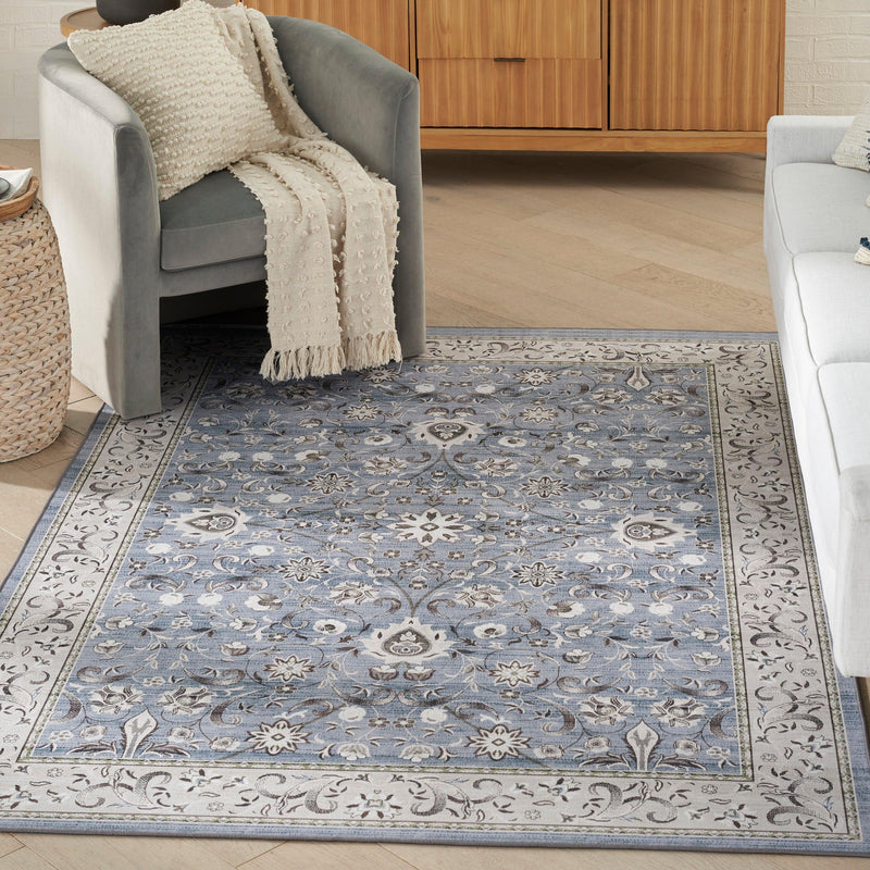 Nourison Vintage Home VNH05 Blue Bohemian Indoor Rug