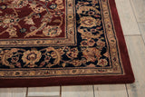 N N 2000 Burgundy Traditional Indoor Rug