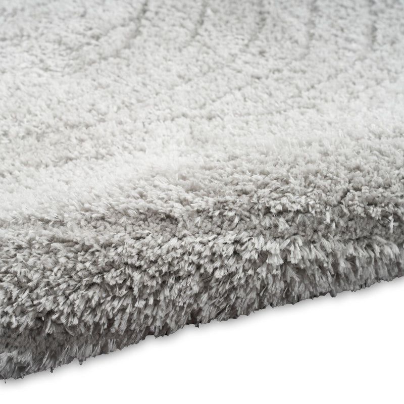 Calvin Klein SFC01 Surfaces Silver Grey Shag Indoor Rug