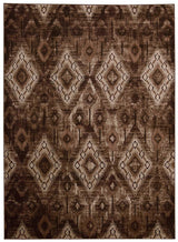 Nourison Karma KRM02 Chocolate Vintage Indoor Rug