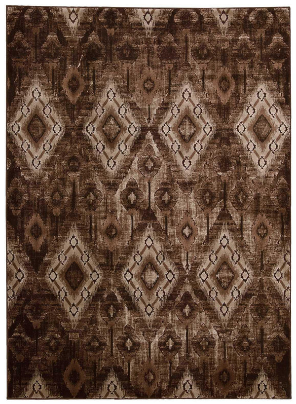 Nourison Karma KRM02 Chocolate Vintage Indoor Rug