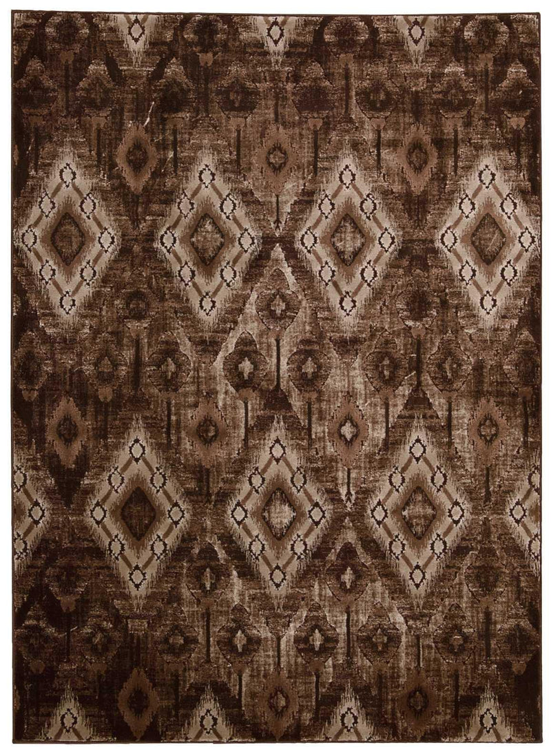 Nourison Karma KRM02 Chocolate Vintage Indoor Rug