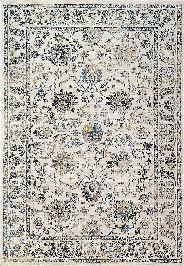 UNIQUE 4055-199 CREAM MULTI - Modern Rug Importers