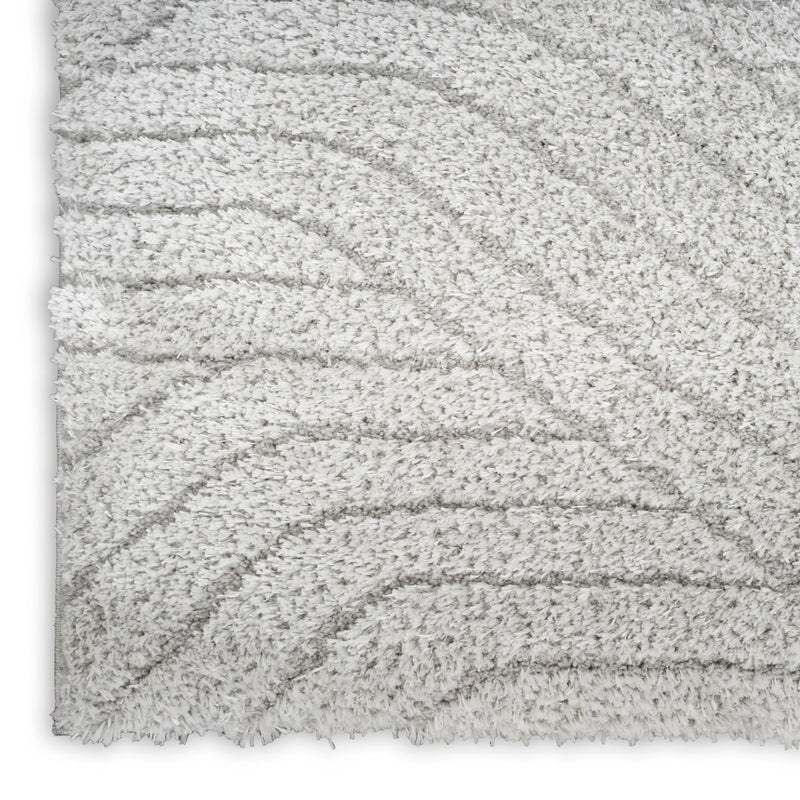 Calvin Klein SFC01 Surfaces Silver Grey Shag Indoor Rug