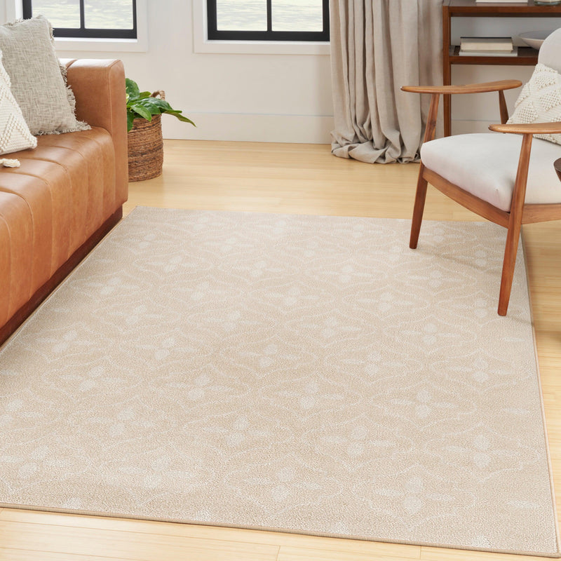 Nourison Nourison Essentials NRE04 Ivory Beige Modern Rug