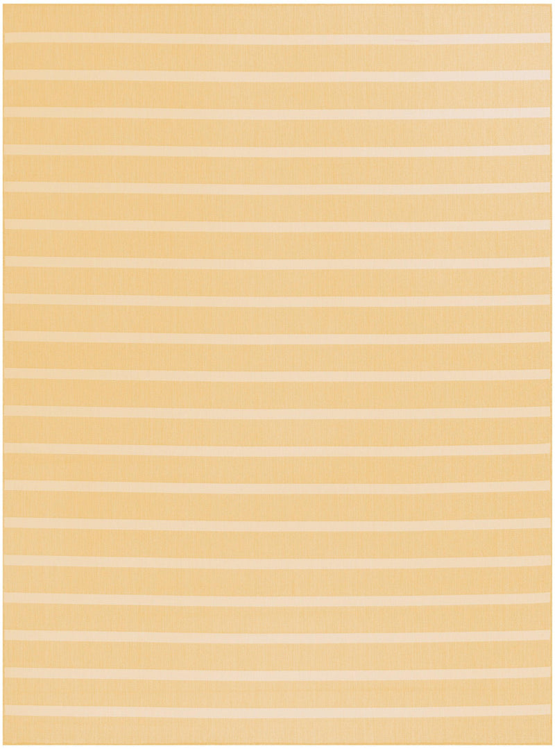 Nourison Positano POS03 Yellow Ivory Modern Rug