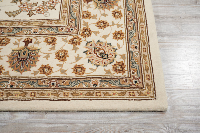 N N 2000 Ivory Traditional Indoor Rug