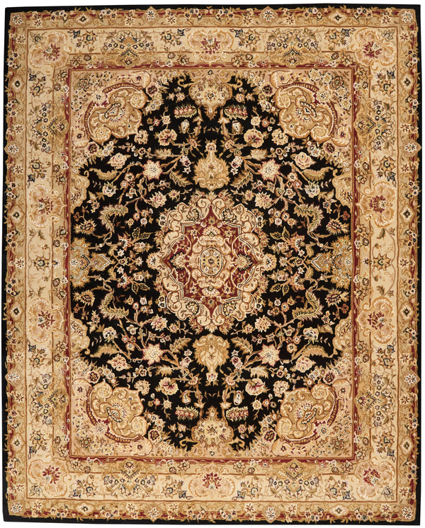 N N 2000 Black Traditional Indoor Rug