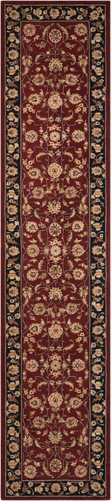 N N 2000 Burgundy Traditional Indoor Rug