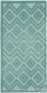 Nourison Versatile NRV01 Aqua/Teal Modern Rug