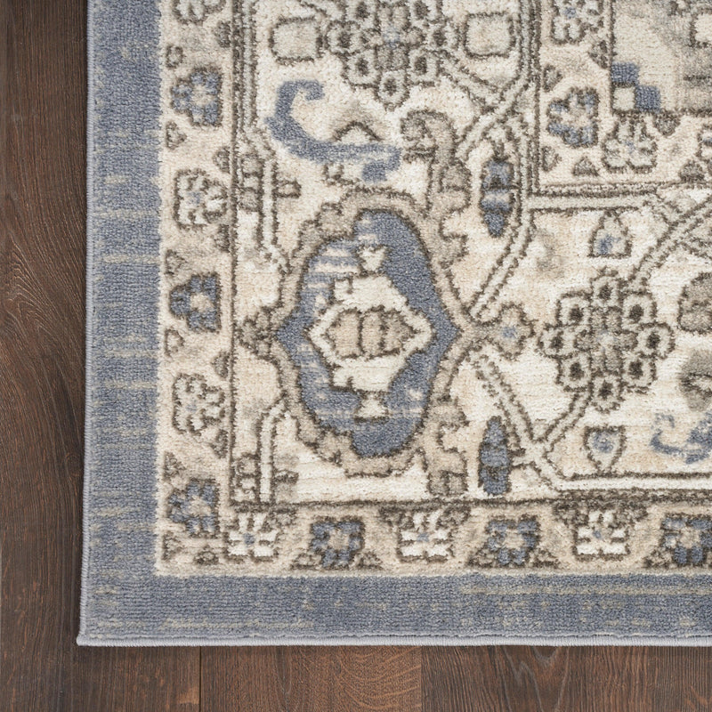 Nourison Quarry QUA05 Blue Vintage Indoor Rug