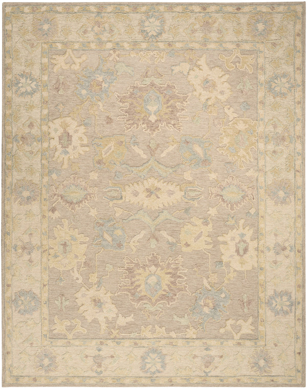 Nourison Maison 9'9" x 13'9" Taupe Ivory Vintage Indoor Rug