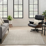 Nourison Modern Comfort MNC03 Grey Ivory Scandinavian Indoor Rug