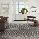 Nourison Positano POS02 Black Modern Rug