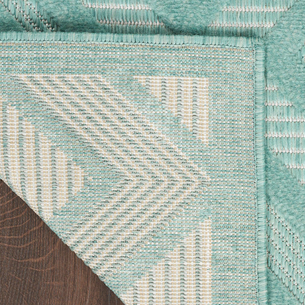 Nourison Versatile NRV01 Aqua/Teal Modern Rug