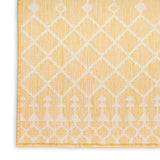 Nourison Positano POS02 Yellow Modern Rug