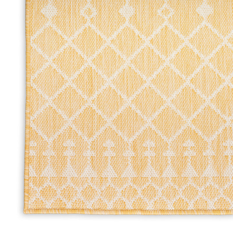 Nourison Positano POS02 Yellow Modern Rug