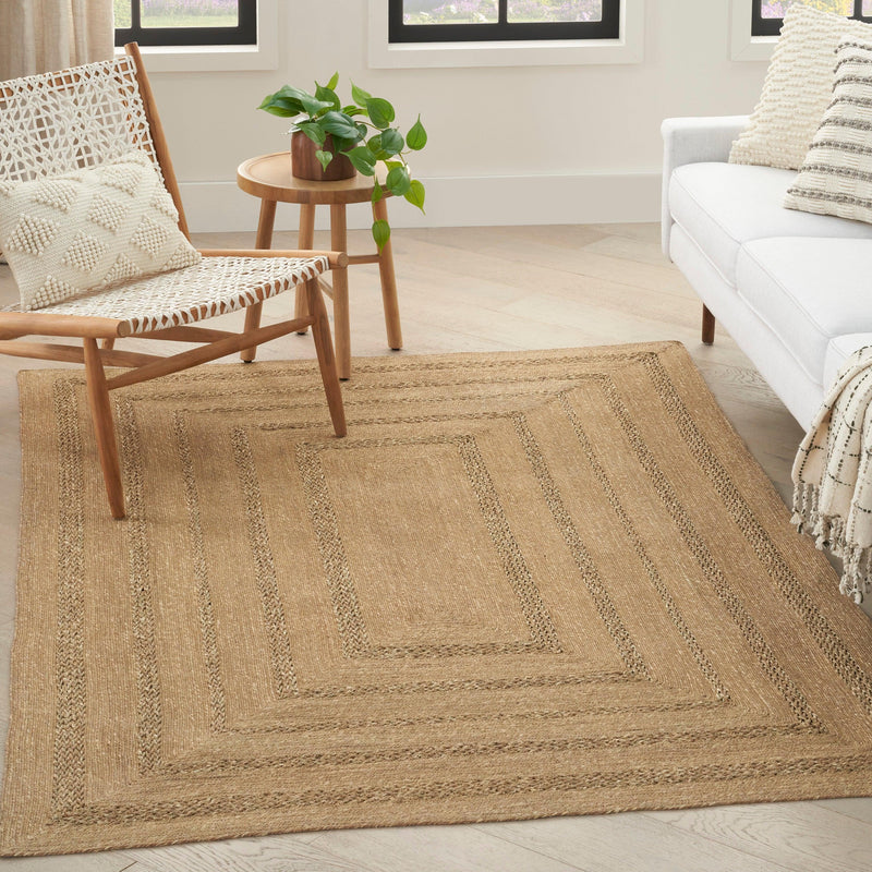 Nourison Natural Seagrass NSG01 Natural Outdoor Rug