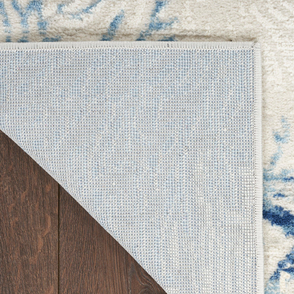 Nourison Seaside SDS04 Ivory Grey Blue Coastal, Nautical & Beach Indoor Rug