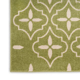 Nourison Nourison Essentials NRE04 Green Ivory Modern Rug