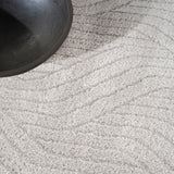 Calvin Klein SFC01 Surfaces Silver Grey Shag Indoor Rug