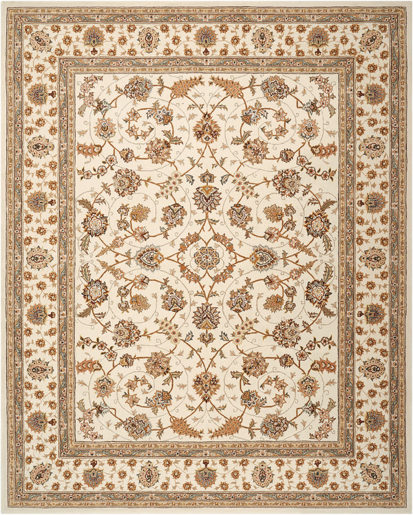 N N 2000 Ivory Traditional Indoor Rug