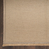 Nourison Washable Jute WSJ03 Natural Modern Indoor Rug