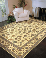 N N 2000 Ivory Traditional Indoor Rug