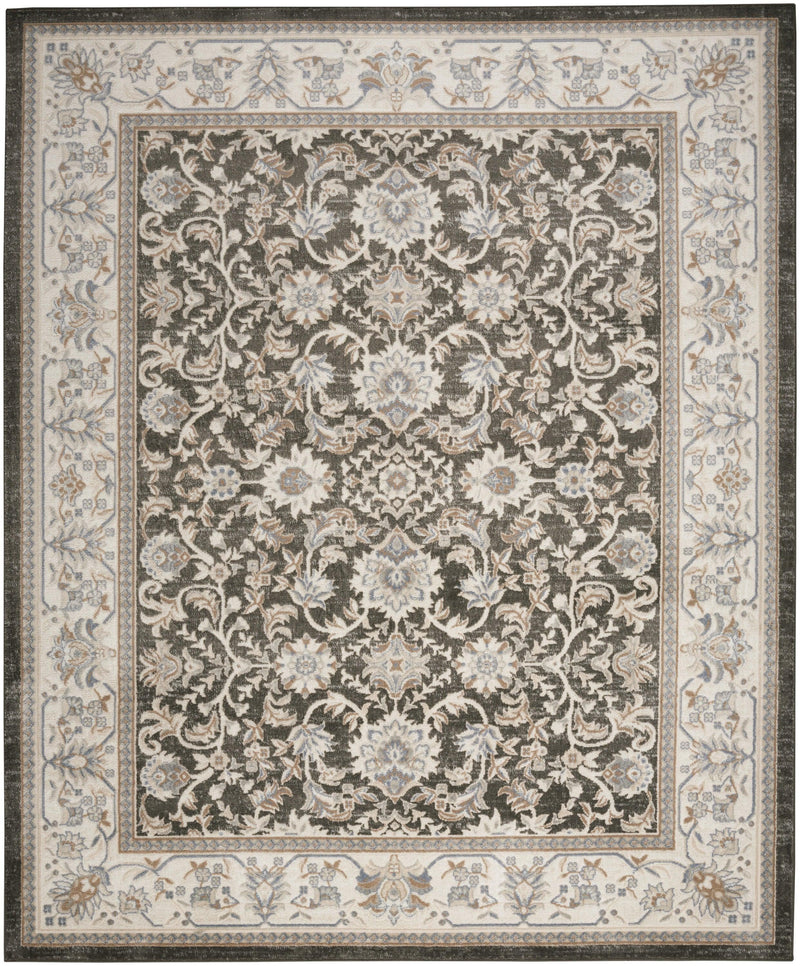 Nourison Serenity Home SRH02 Ivory Grey Blue Vintage Indoor Rug