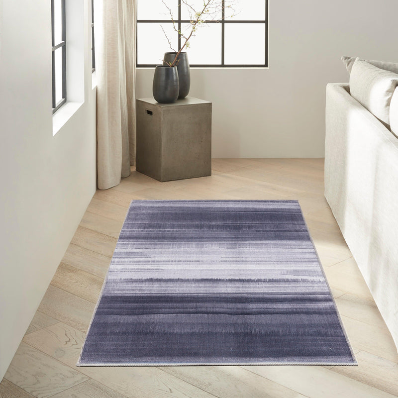 Calvin Klein Launder CK031 Grey Blue Modern Indoor Rug