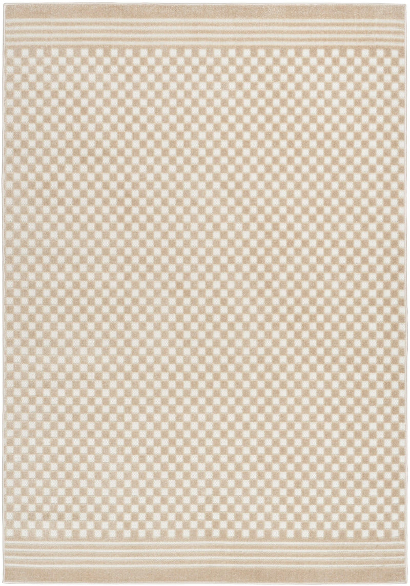 Nourison Care Free CAF02 Beige Modern Indoor Rug