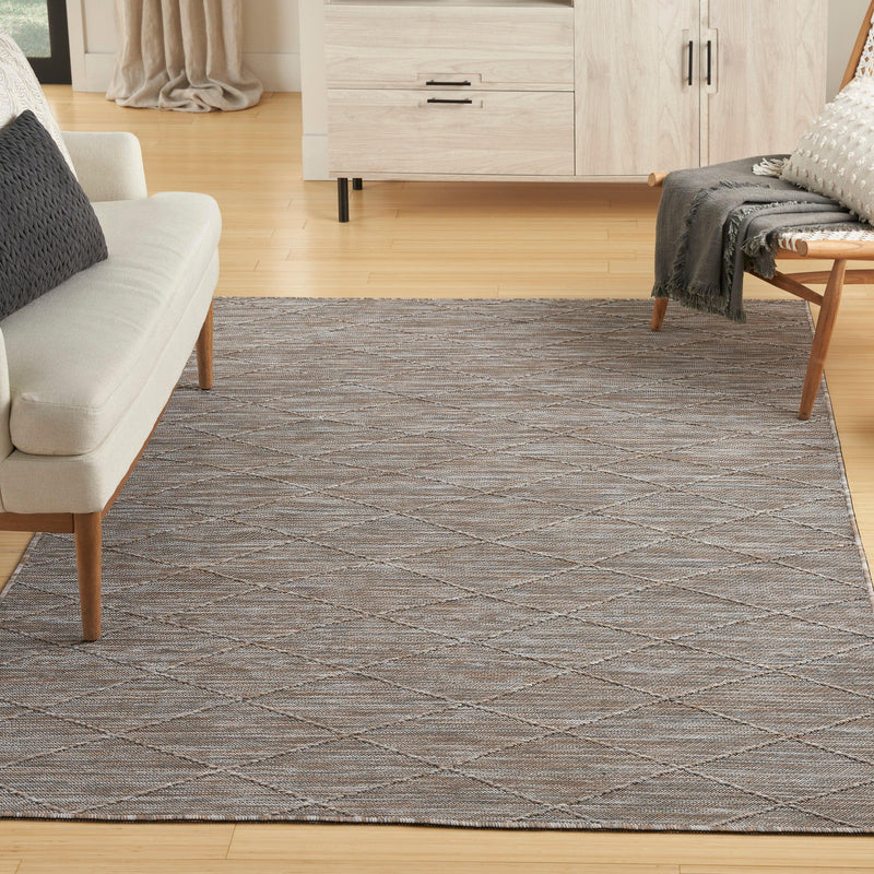 Nourison Washable Solutions WSL01 Grey/Mocha Modern Rug