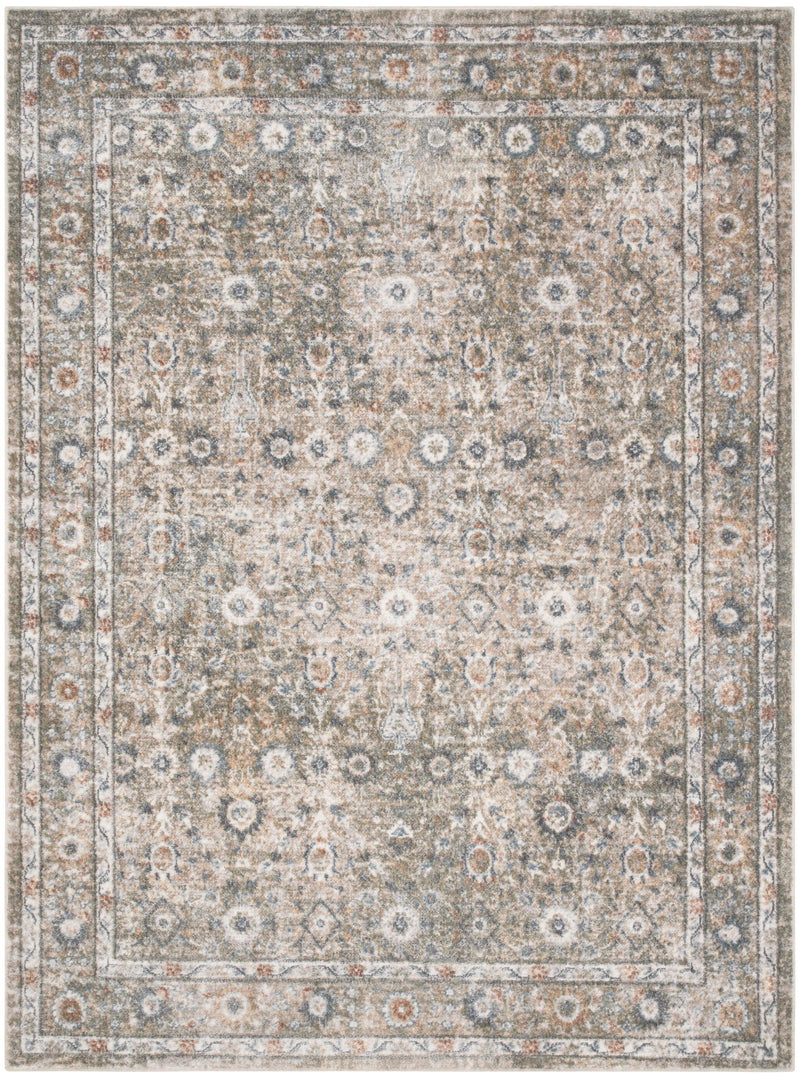 Nourison Astra Machine Washable ASW16 Gold Grey Vintage Indoor Rug