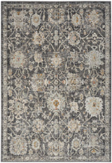 Nourison Oushak Home OUS01 Charcoal Vintage Indoor Rug