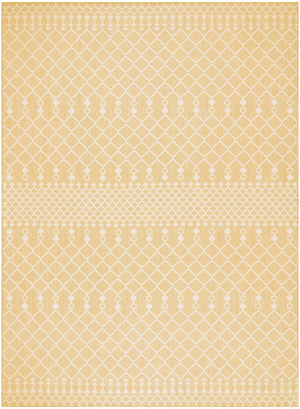 Nourison Positano POS02 Yellow Modern Rug