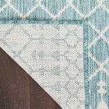 Nourison Positano POS02 Aqua Modern Rug