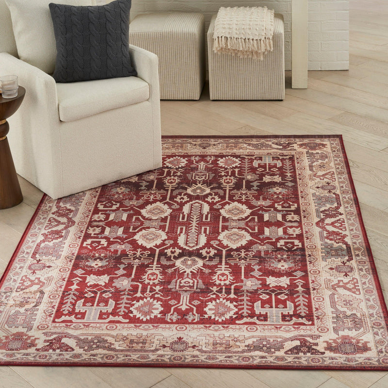 Nourison Vintage Home VNH02 Red Bohemian Indoor Rug