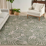 Nourison Garden Oasis GOA01 Ivory Green Outdoor Rug