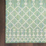 Nourison Positano POS02 Blue Green Modern Rug