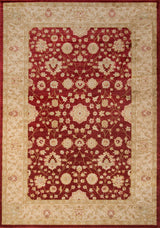 Ziegler Red Designer Oriental Area Rug - Modern Rug Importers